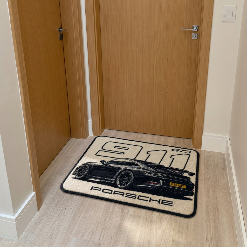 Track Heritage Tufted Entry Mat | Motorsport Collection — KYRO