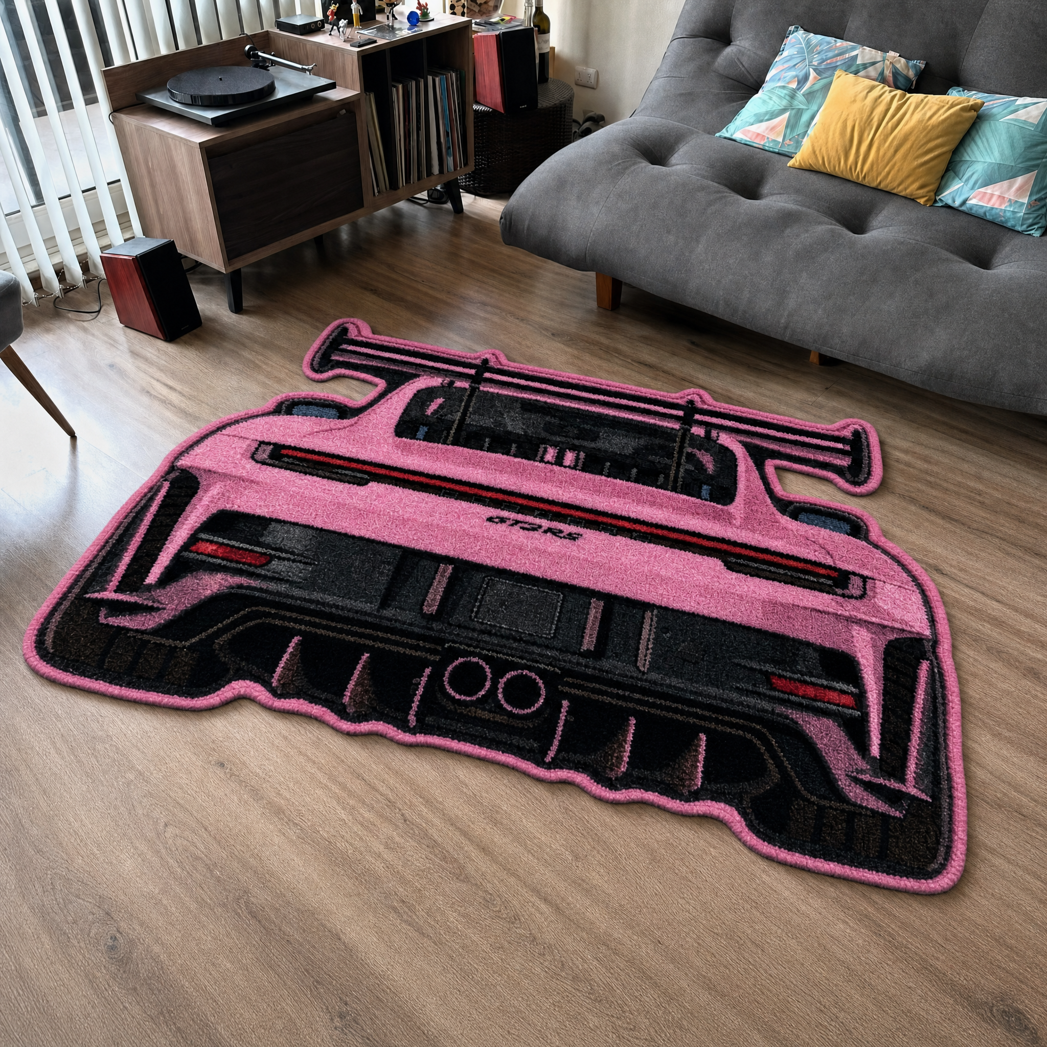 Track Legend Tufted Wool Rug | Motorsport Collection — KYRO